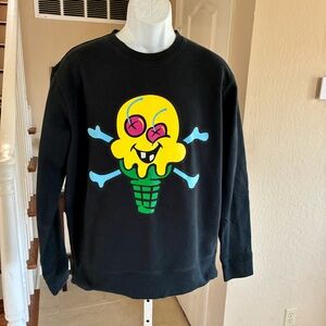 Ice Cream Billionaire Boys Club Sweatshirt Black Colorful Ice Cream Cone XL